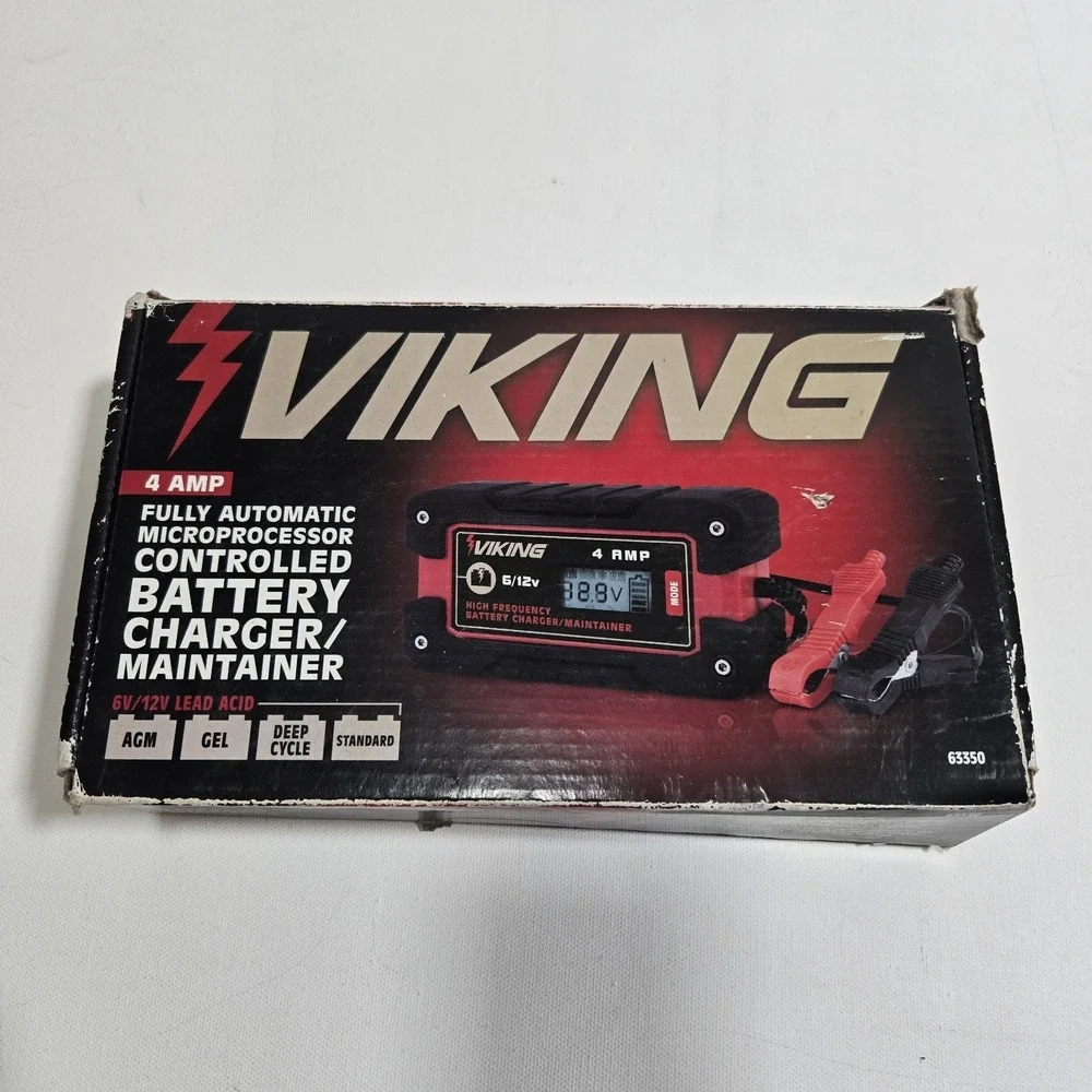 Viking‎ 63350 4 Amp Fully Automatic Microprocessor Controlled Battery Charger
